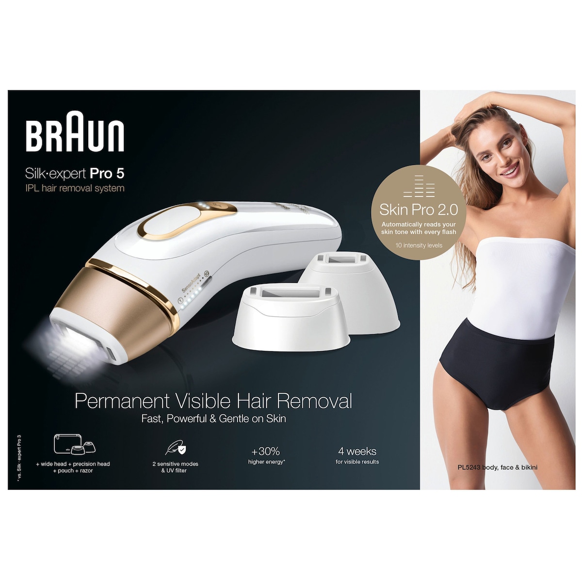 Braun Silk-Expert Pro 5 lysbasert hårfjerning PL5243