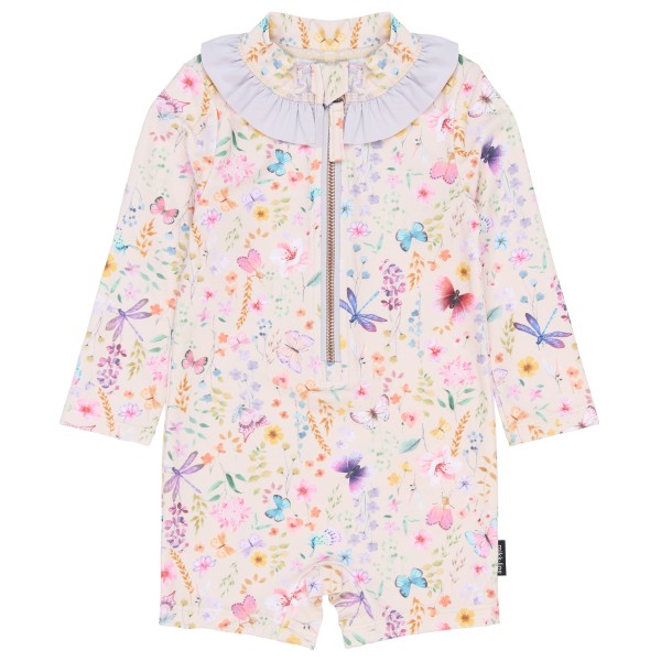 Mikk-Line - Kid's Swim Suit L/S UV Frill AOP - Lycra