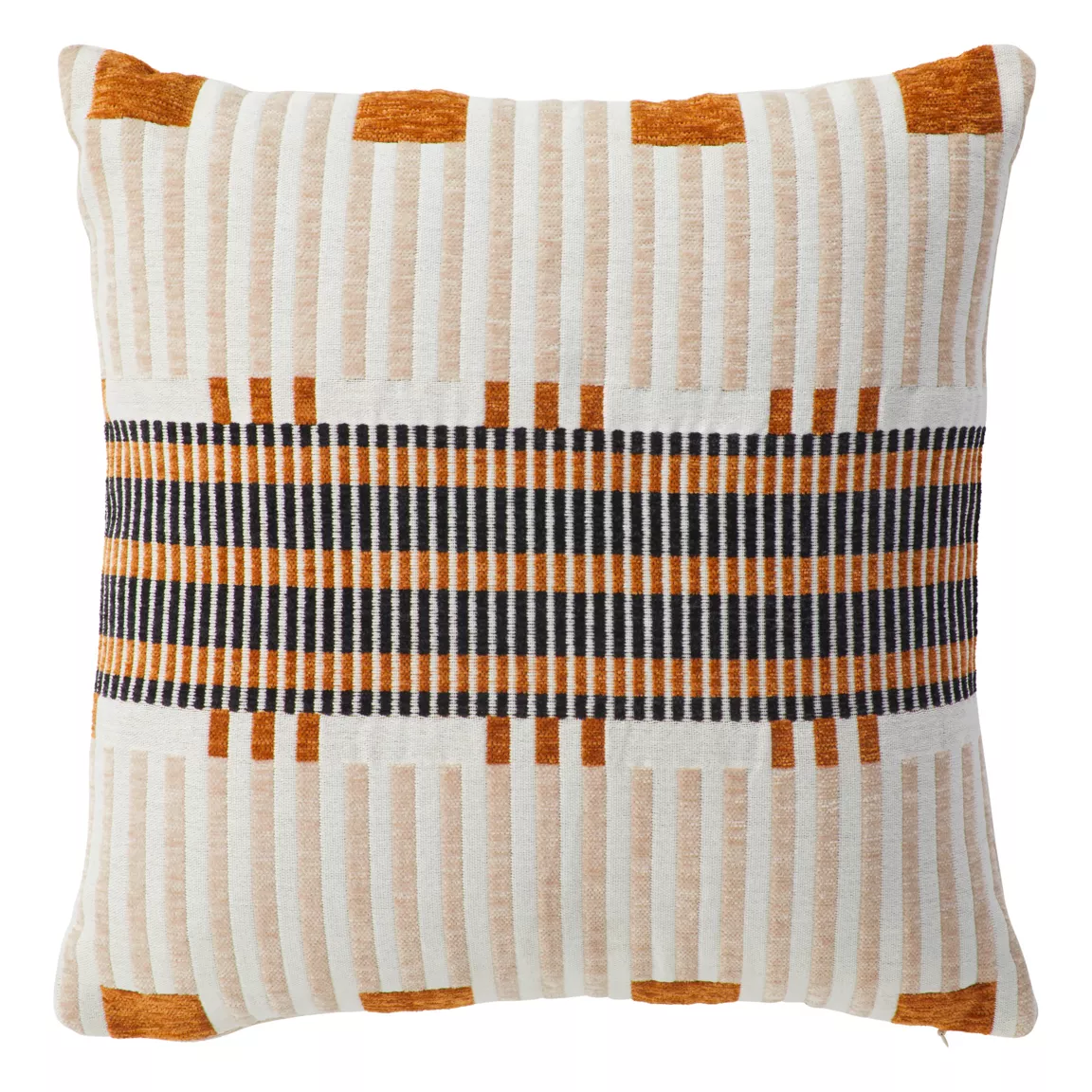 Coussin carré brodé (40 x 40 cm) Jangwa Beige