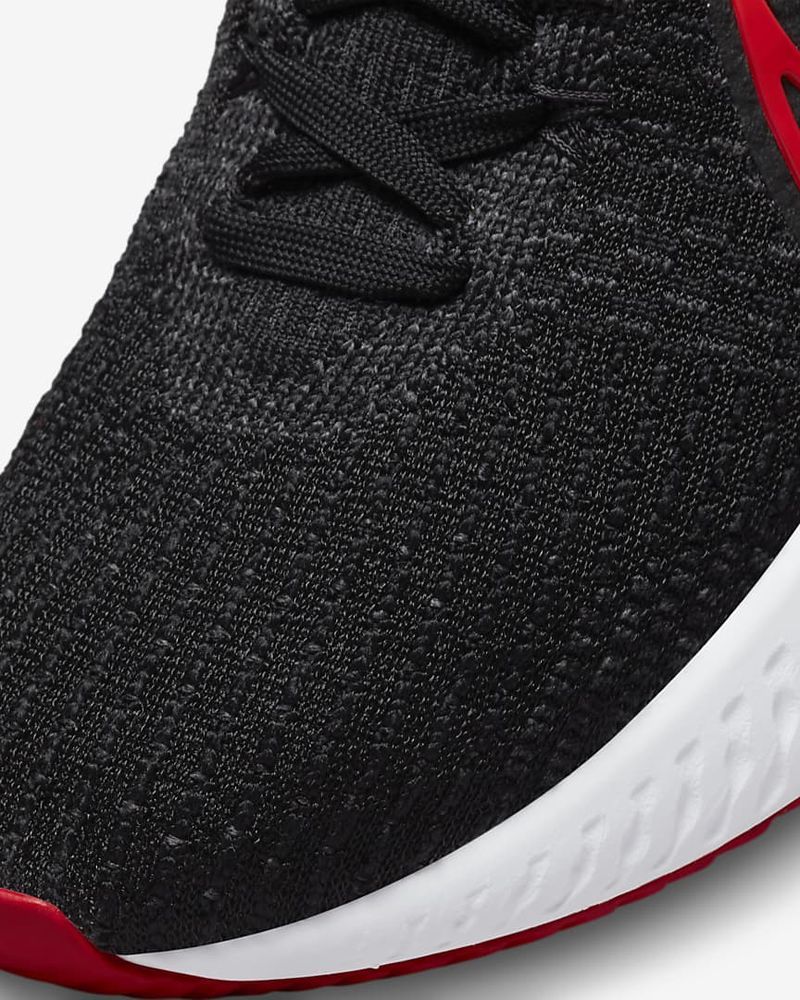 Chaussures de running Nike React Infinity Run 3 Noir & Rouge pour femme