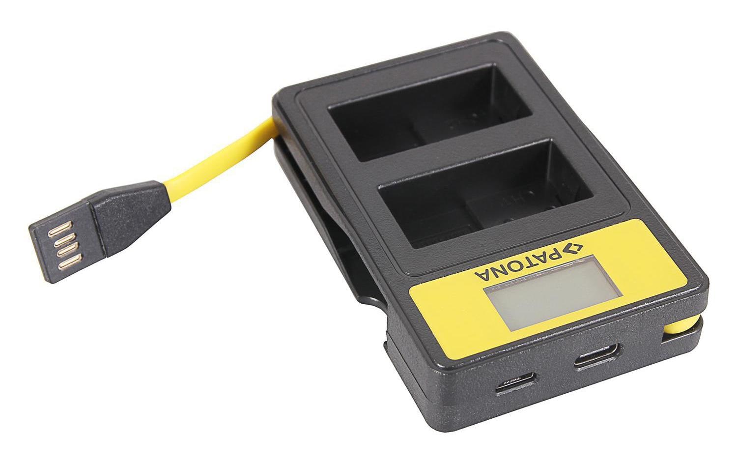 Ladegerät Smart Dual LCD USB Panasonic DMW-BLC12PPDual Ladegerät mit LCD Display