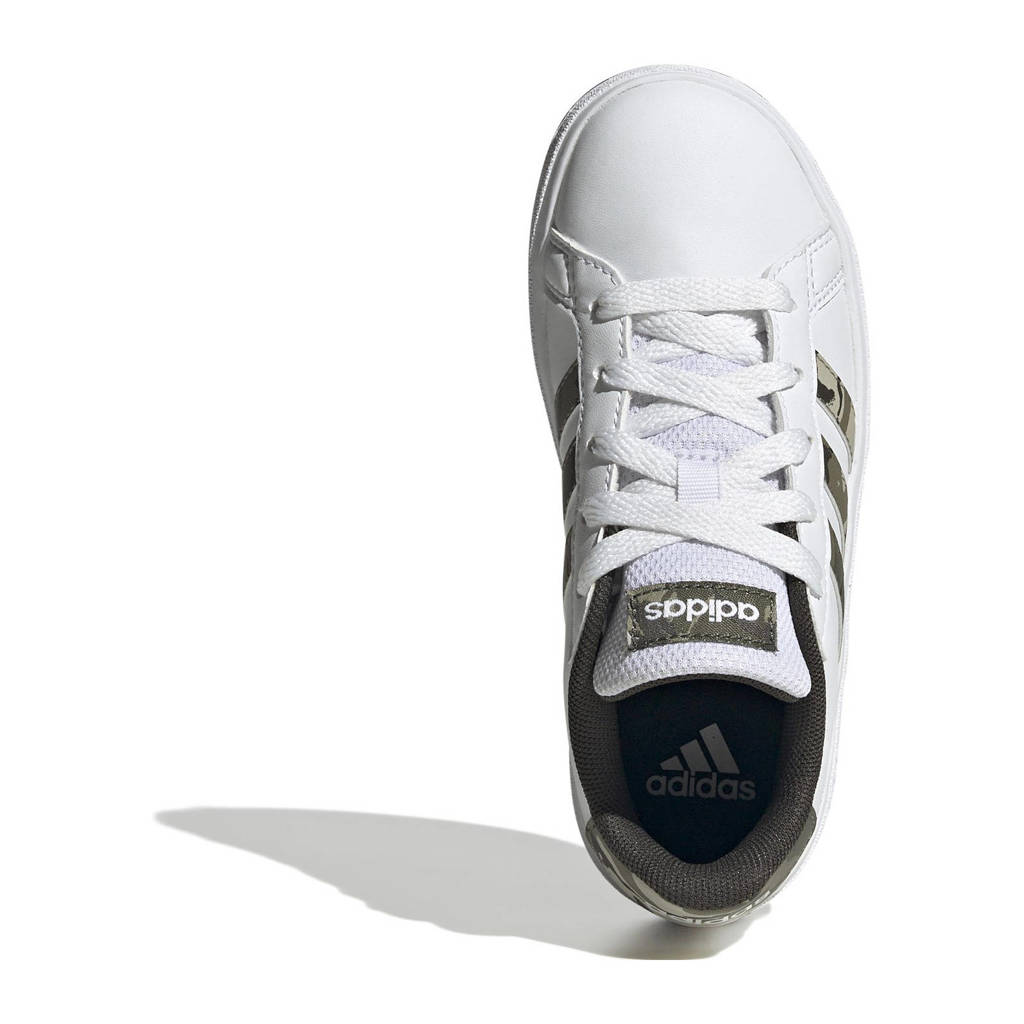 adidas Grand Court 2.0 sneakers wit/groen