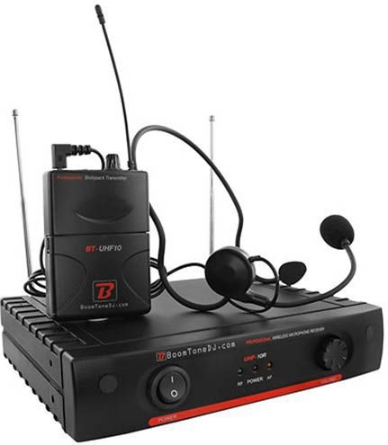 BoomTone DJ UHF10HL F7 Professionele UHF Headset microfoon