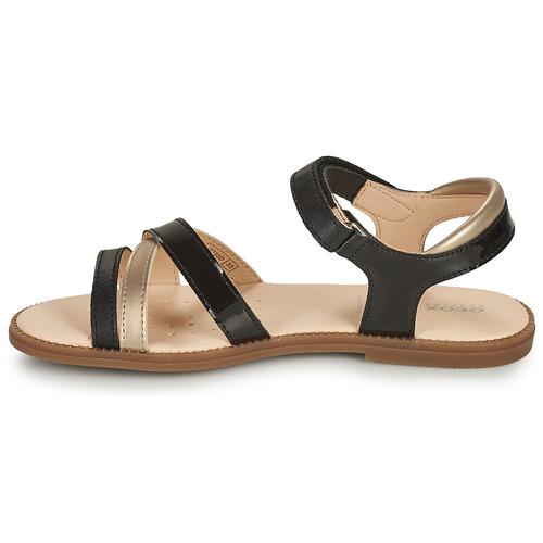 Geox - SANDAL KARLY GIRL - Noir / Doré