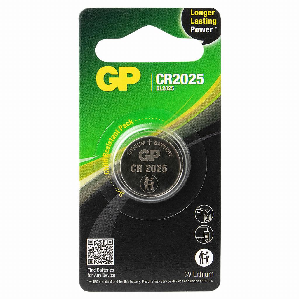 GP Batteries Lithium Cell CR2025 Wegwerpbatterij