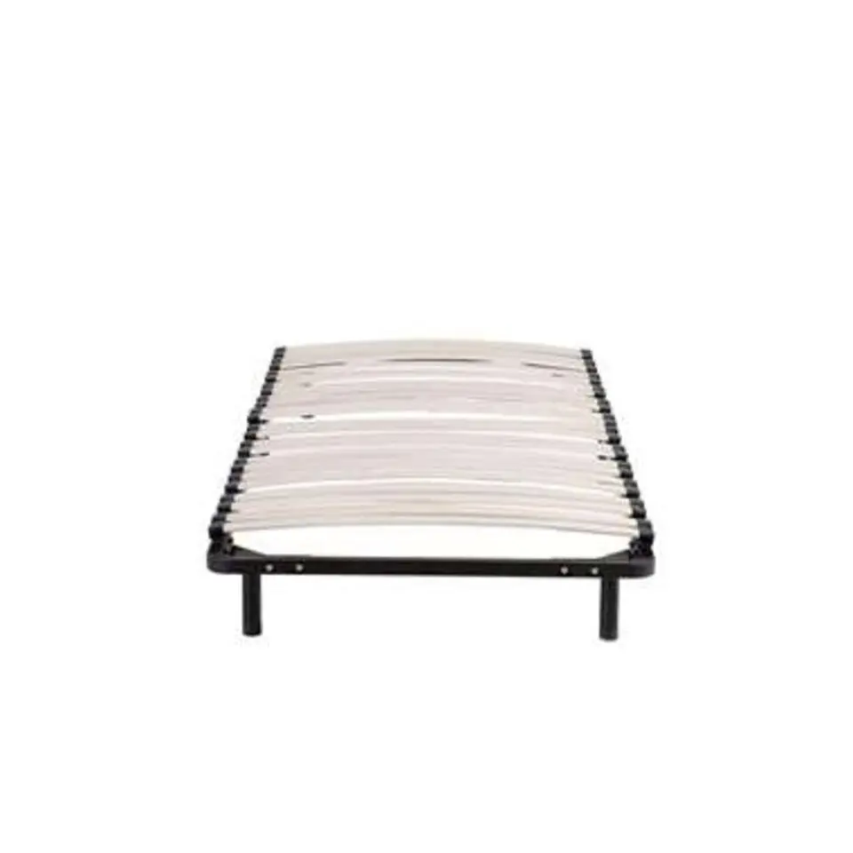 BASIC - Vrijstaande lattenbodem - Zwart - 90 x 200 cm - Staal
