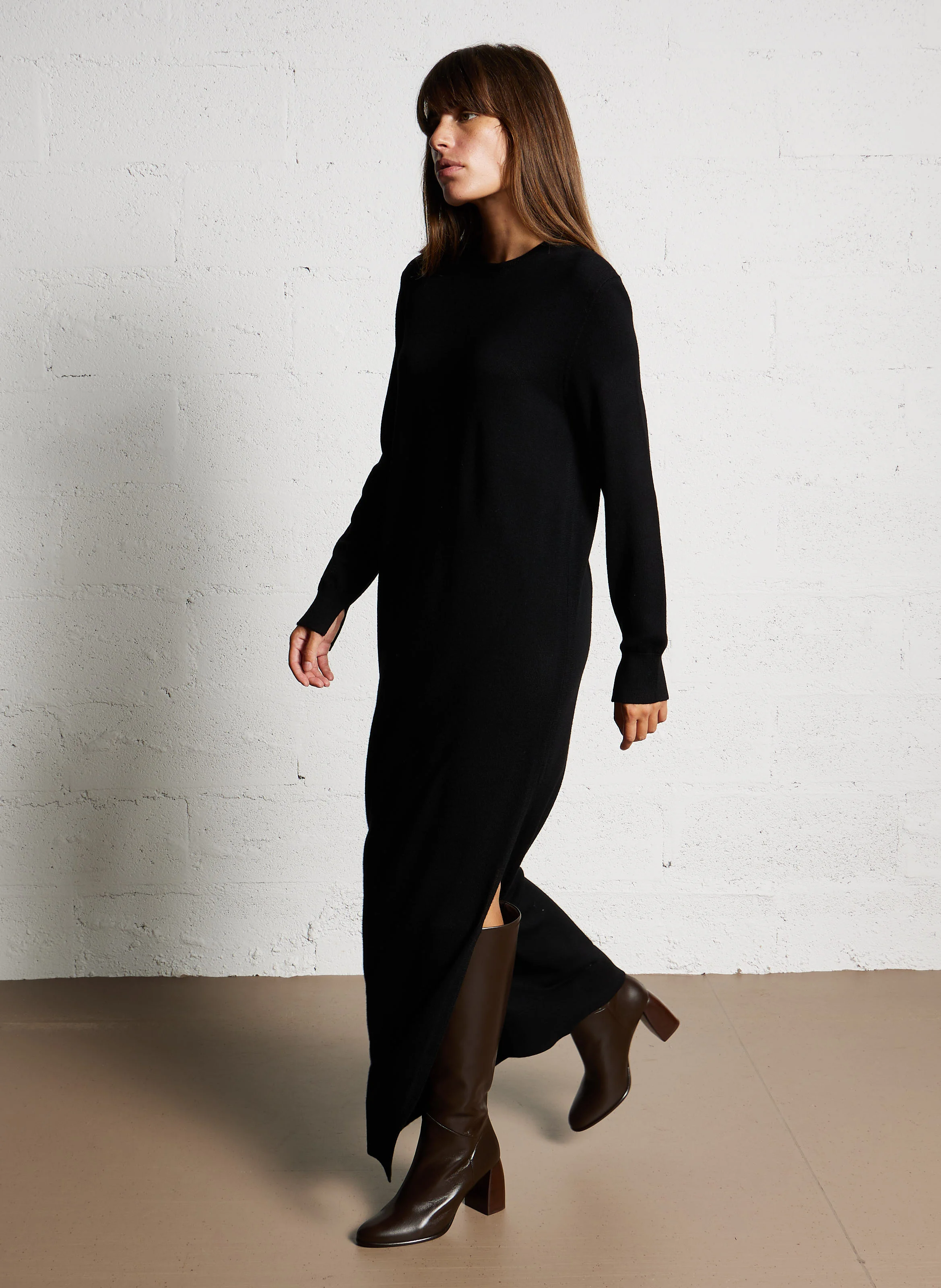 COLUSA - Bottes en cuir| Marron