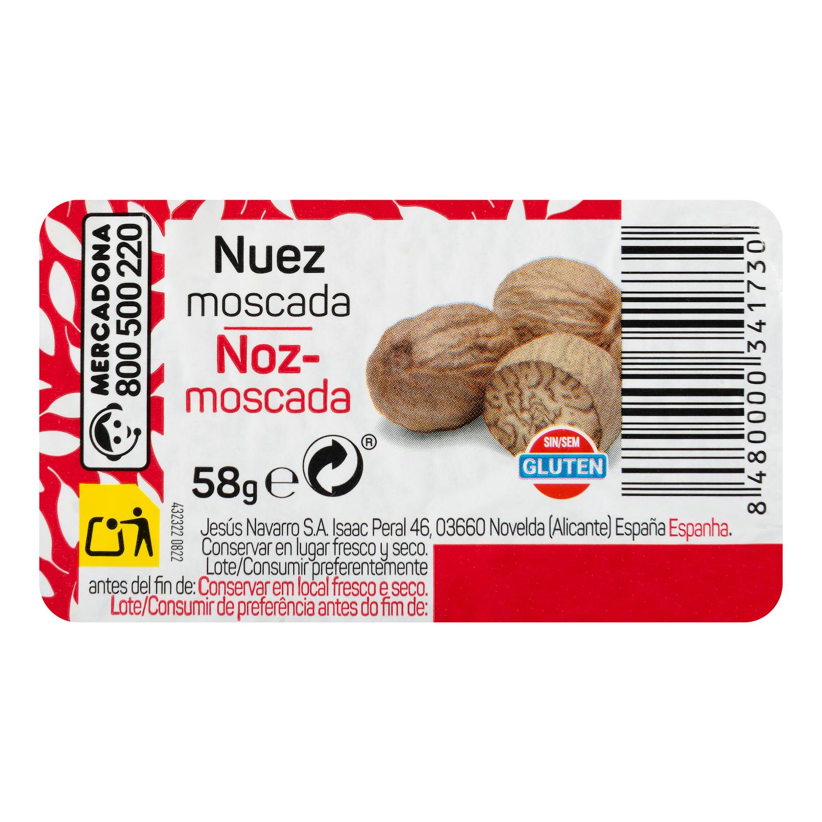 Noix de muscade moulue Hacendado