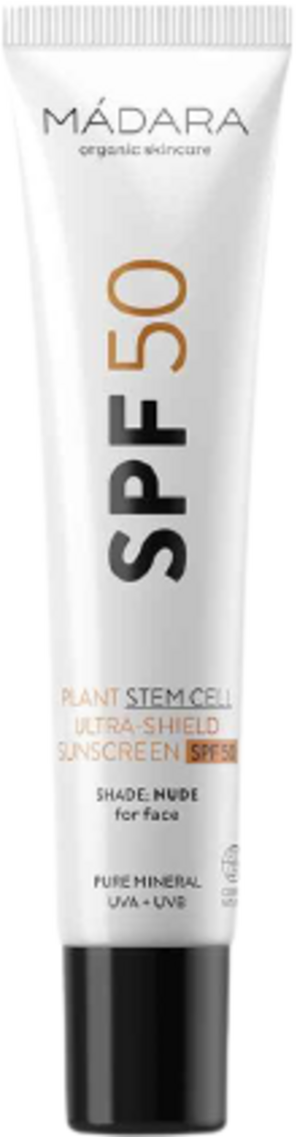 MÁDARA Organic Skincare  SPF50 Plant Stem Cell Ultra-Shield Sunscreen Face, 40 ml