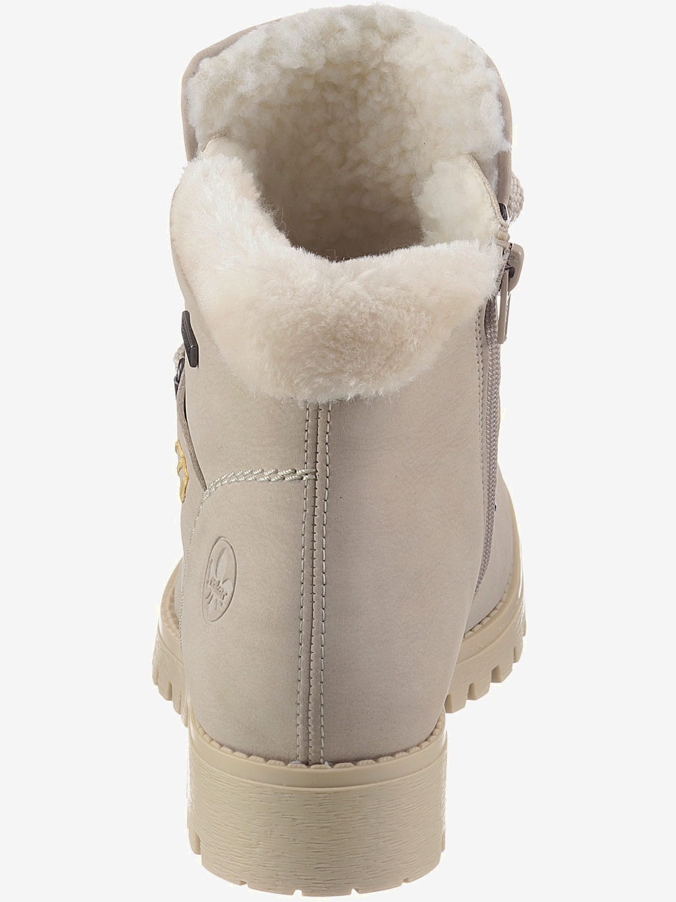 Bottines d'hiver bottines à lacets et glissière pour un enfilage facile