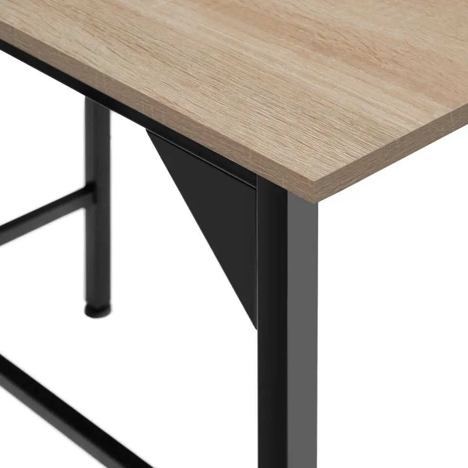 tectake Bartafelset Edinburgh 4 1, Industrieel Licht Hout, Eiken Sonoma