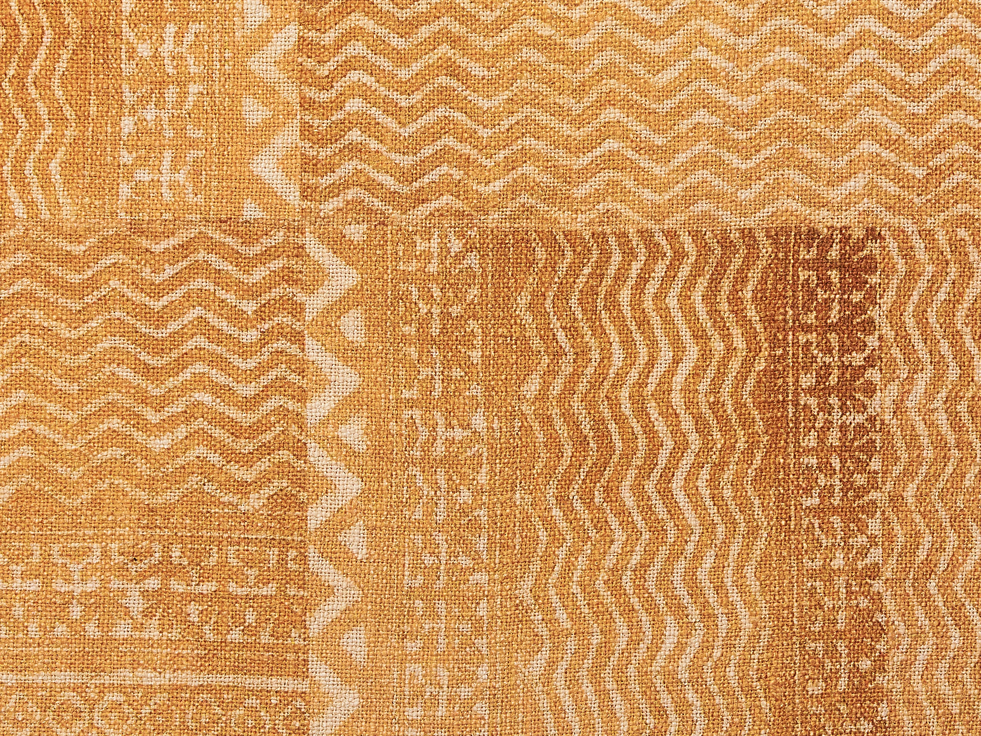Plaid FIROZABAD Katoen 130 x 180 cm Oranje