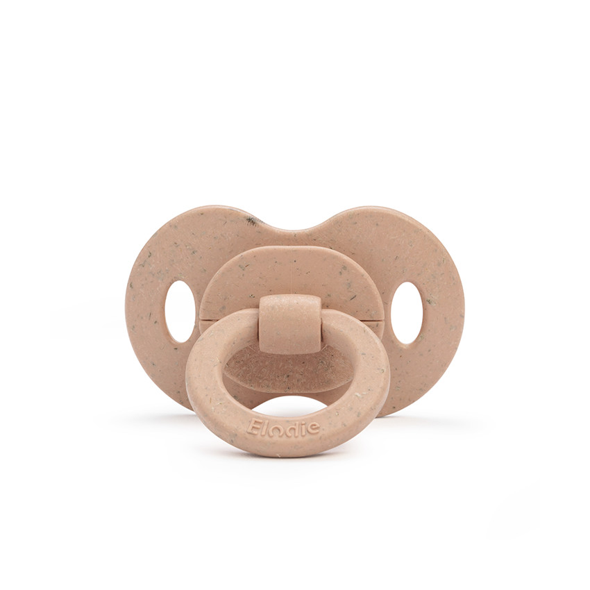 Sucette orthodontique caoutchouc et bambou 3M+ blushing pink