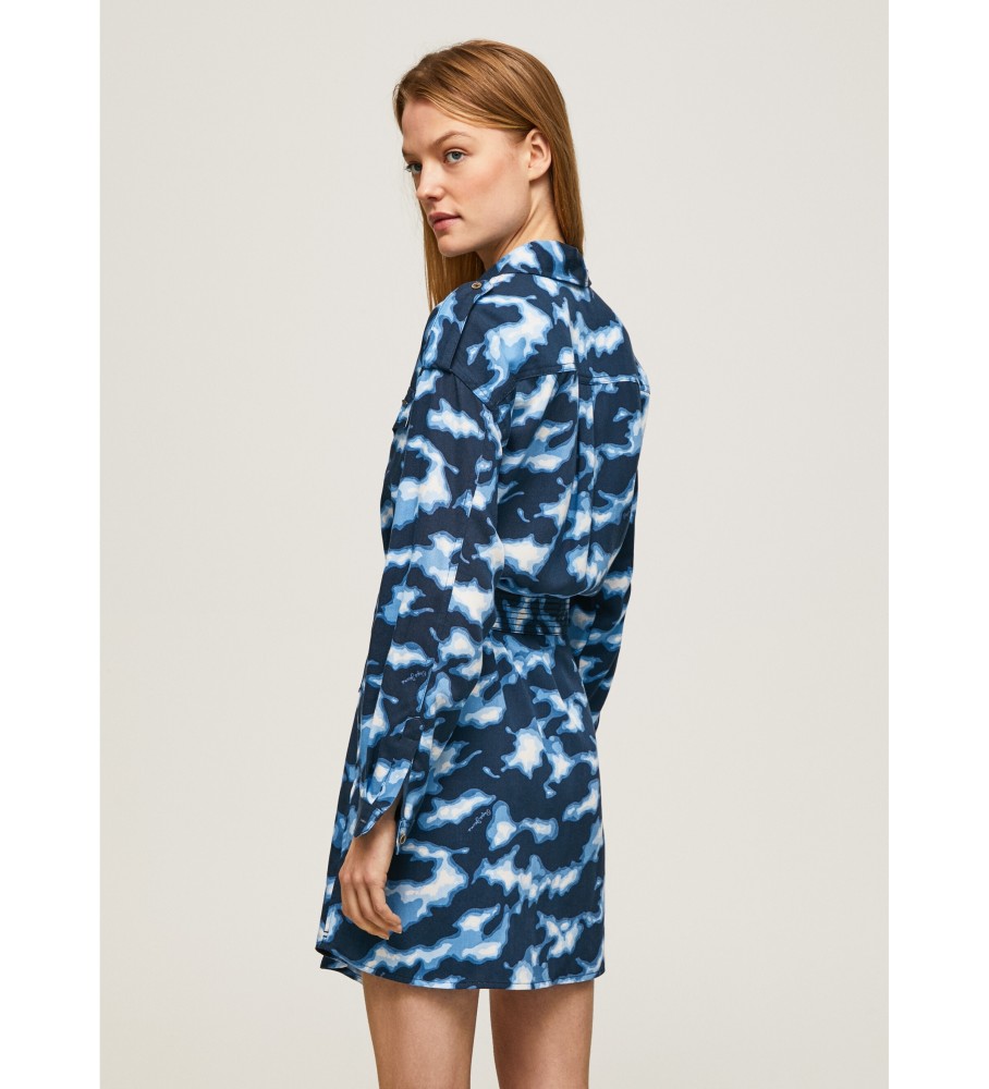 Vestido azul Pepe Jeans Burnet