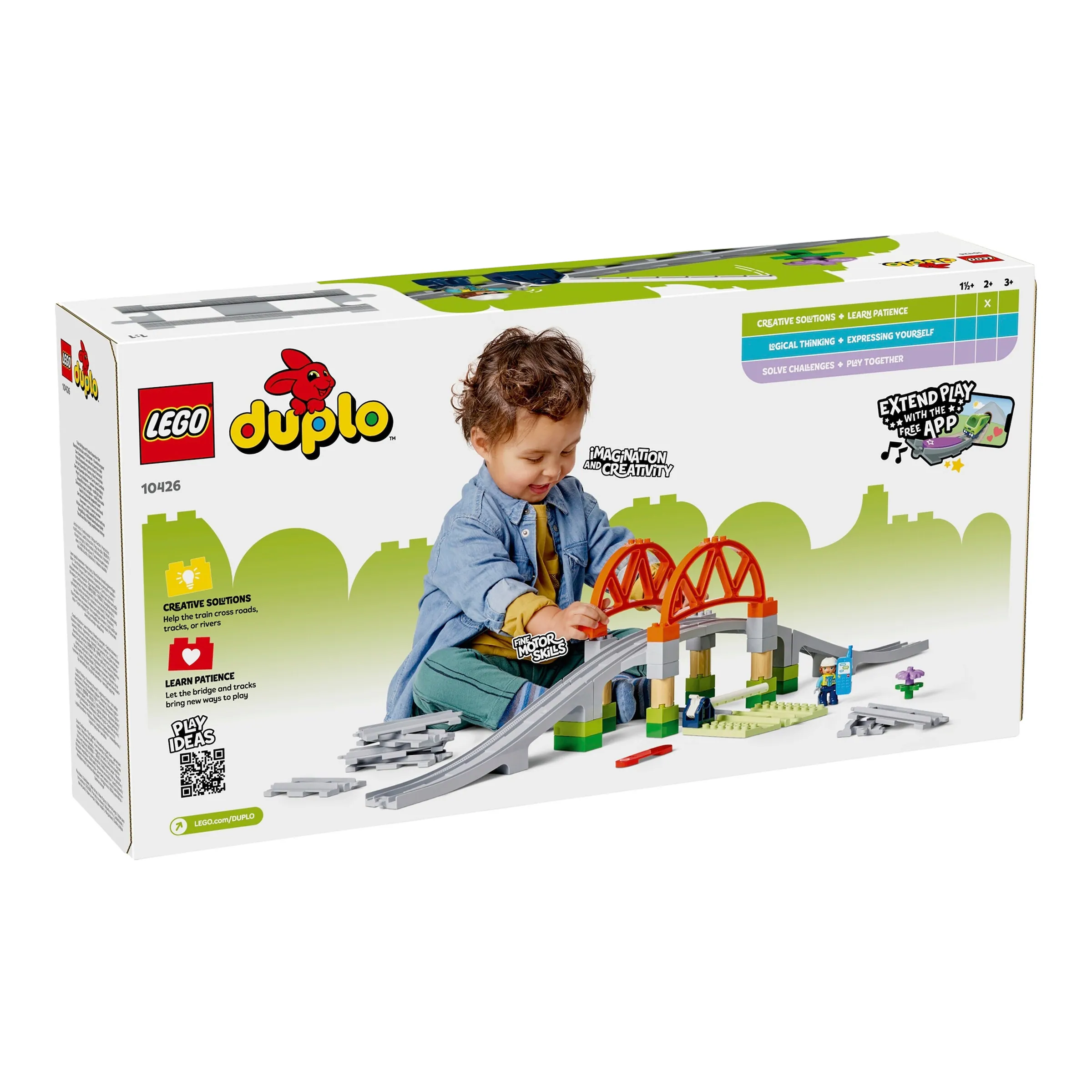 LEGO® - DUPLO® 10426 Eisenbahnbrücke und Schienen Erweiterungsset