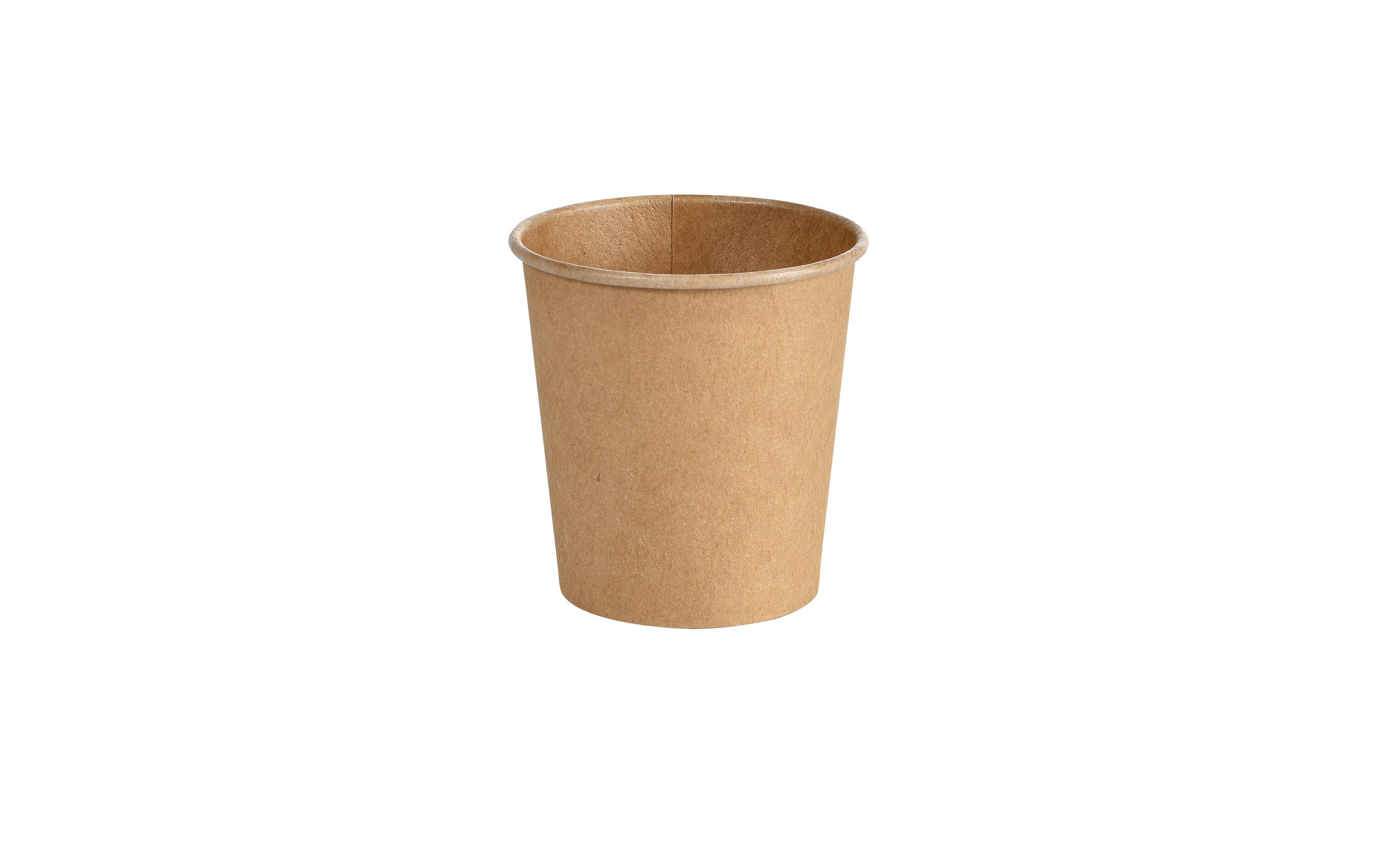 Einwegbecher 12 cl Braun 1000 Stk/Krt (20 x 50 Stk)Pappbecher