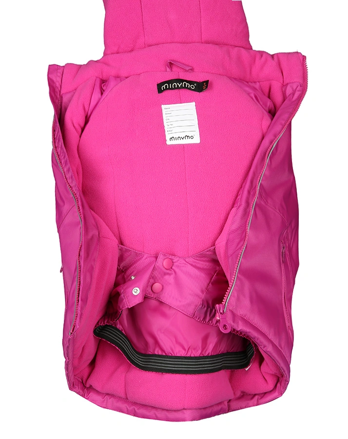 Schneejacke OXFORD mit abnehmbarer Kapuze in pink