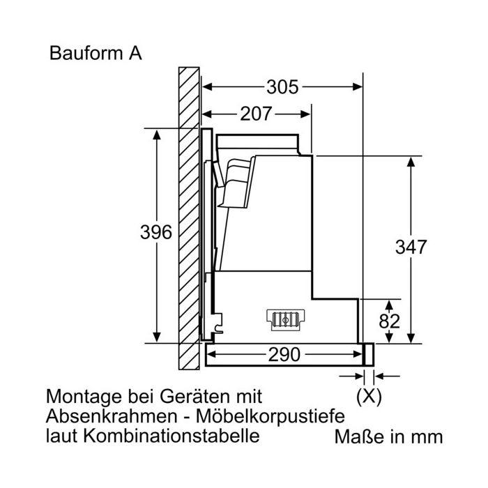Siemens Absenkrahmen LZ49601