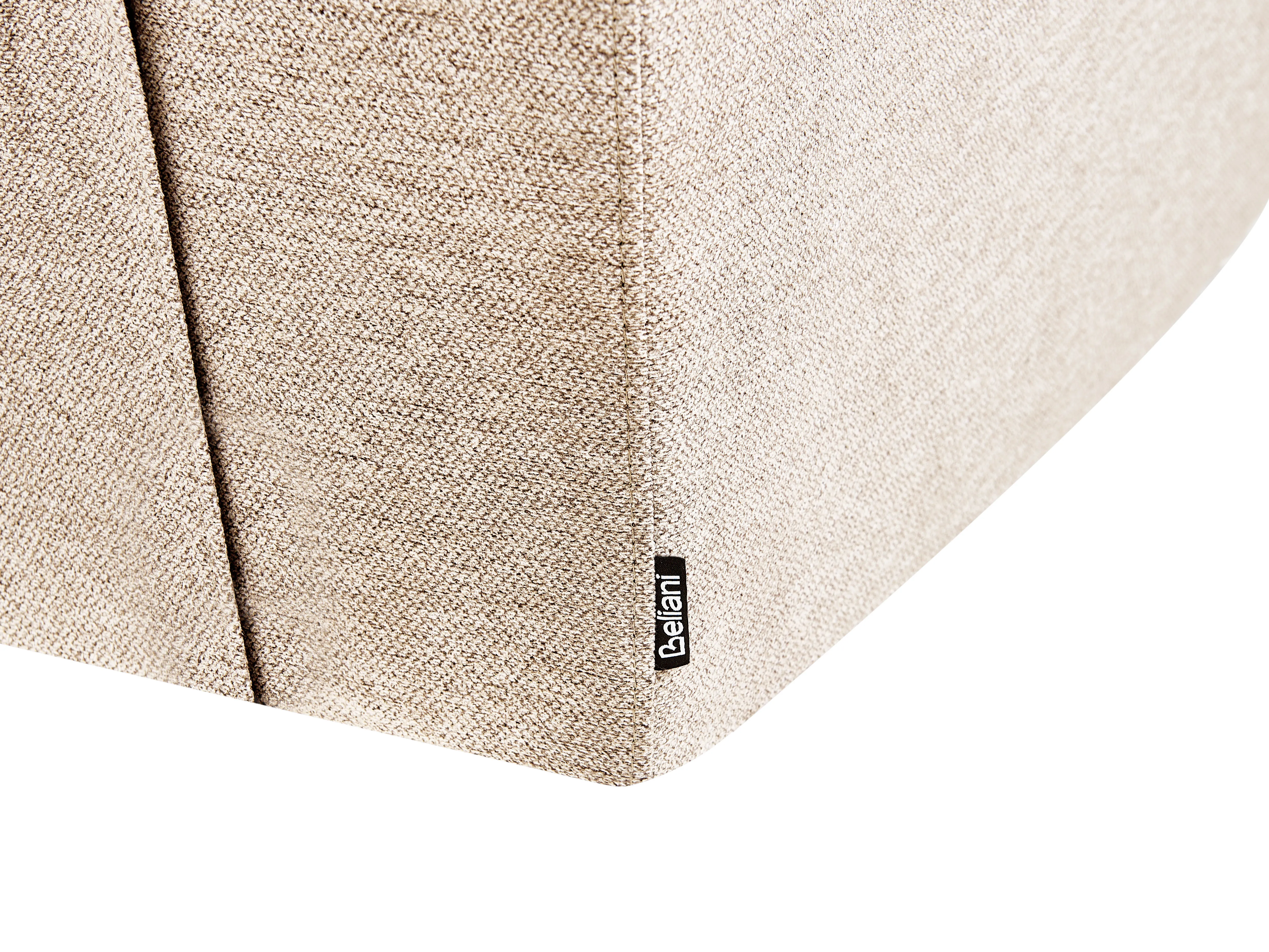 Handmatig verstelbare bank 3-zits BERGEN Stof Beige