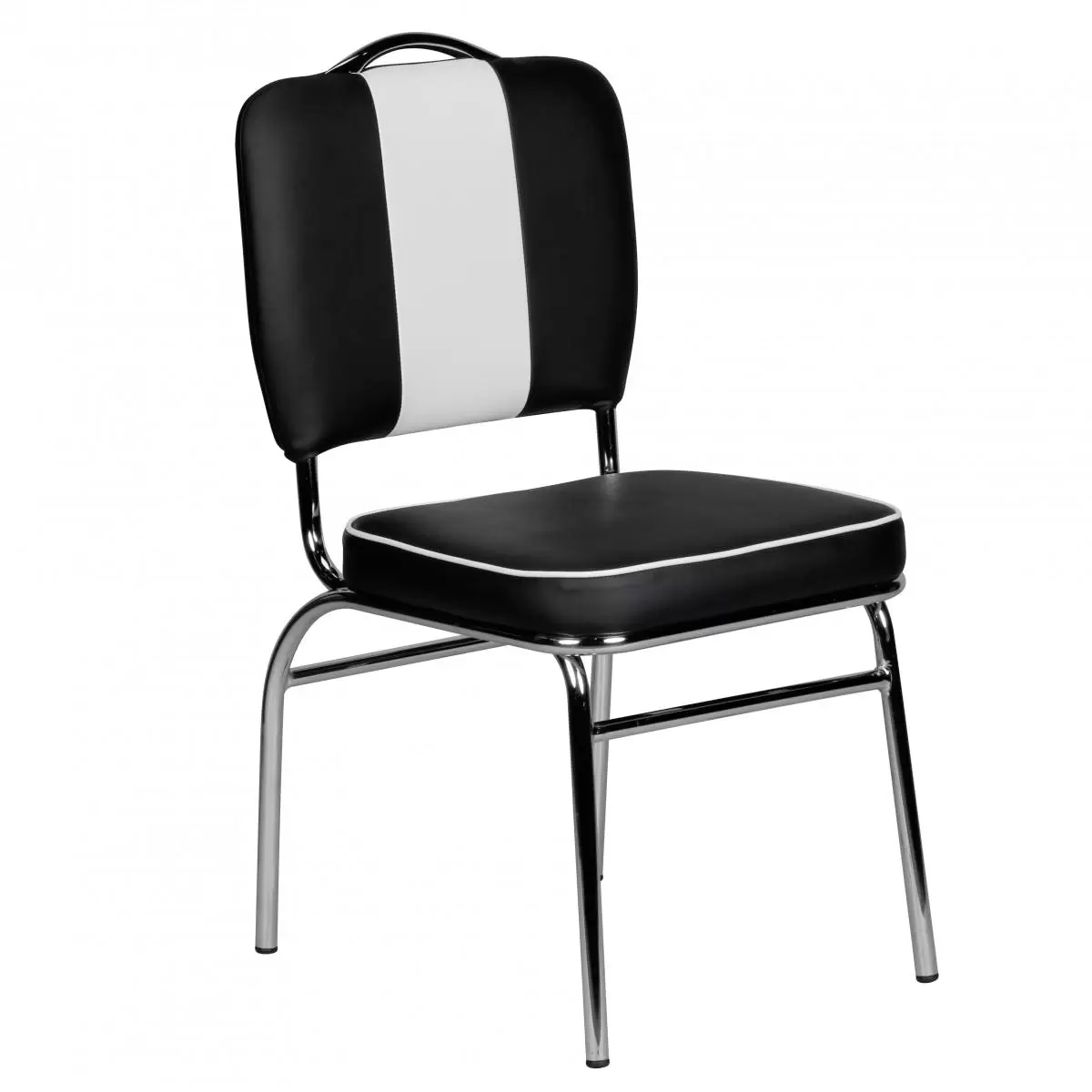 Stuhl Barcelona schwarz,weiss
