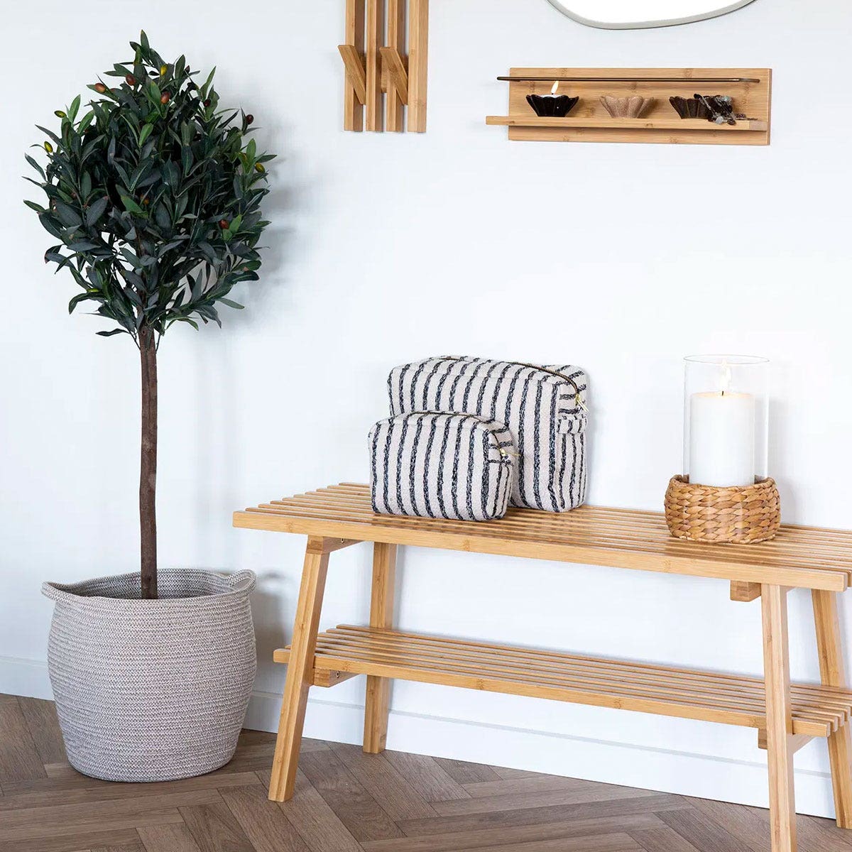 Artichok Aurelia Manden Set van 2 - Beige - met Handvaten