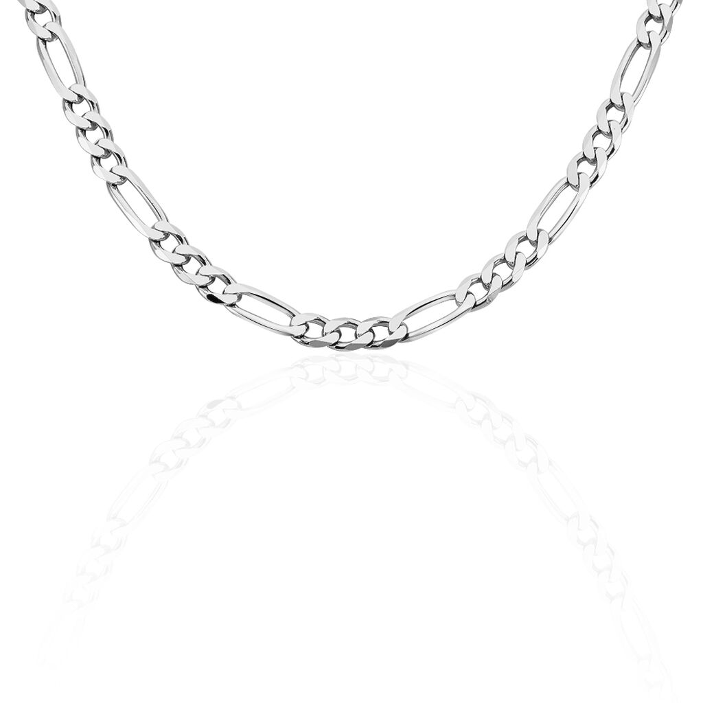 Chaîne Vivian Maille Alternee 1/3 Argent Blanc