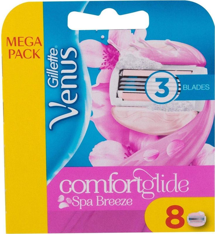Gillette - Venus Comfortglide - Scheermesjes - 8 Navulmesjes