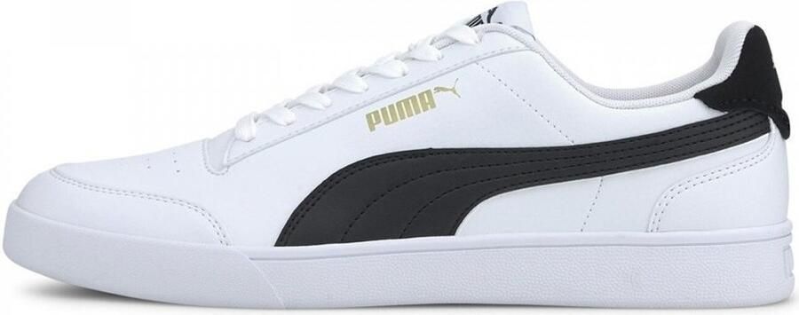 PUMA Schuhe Low Shuffle 309668 White- Black- Team Gold