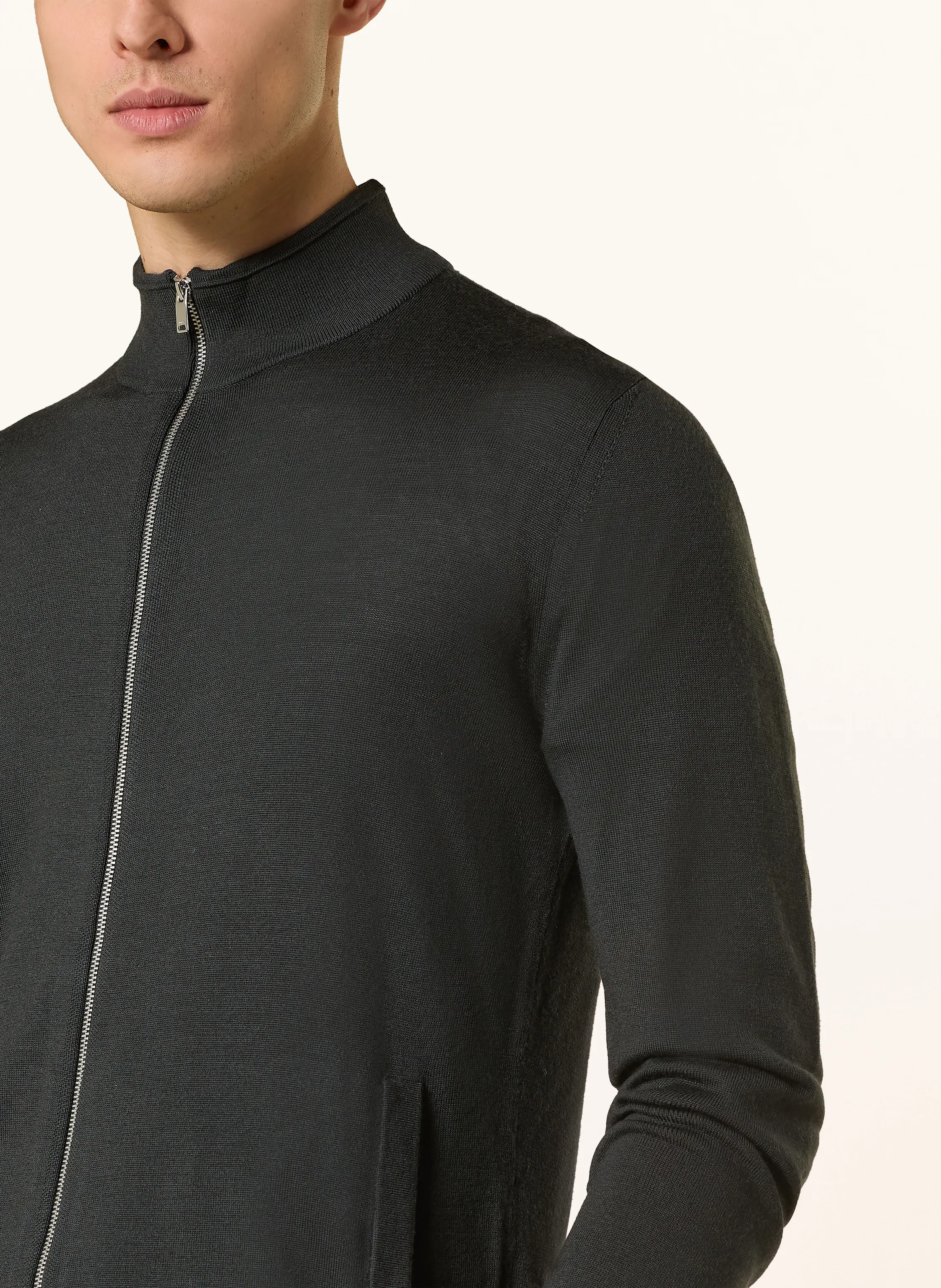 REISS Strickjacke HAMPSHIRE aus Merinowolle