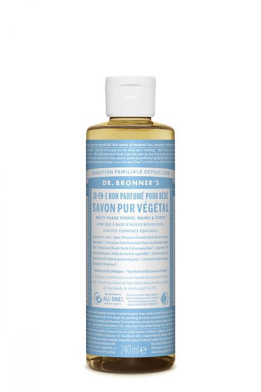 Dr Bronners Zeep Vloeibaar Mild 240ml