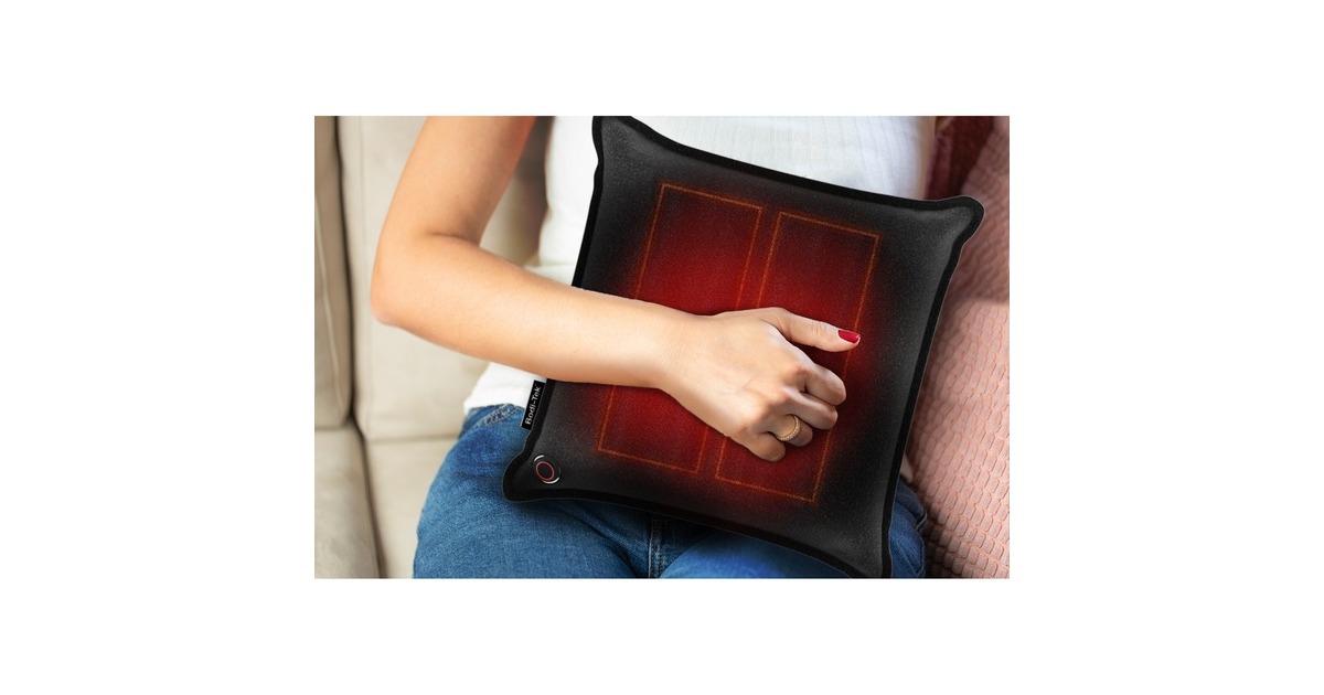 CozyUna verwarmingskussen 45x45 cm warmtekussen  (Zwart)