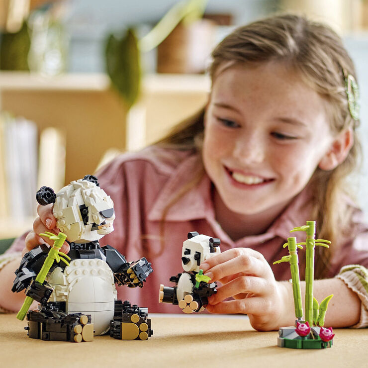 Lego Vilde dyr - Pandafamilie 31165