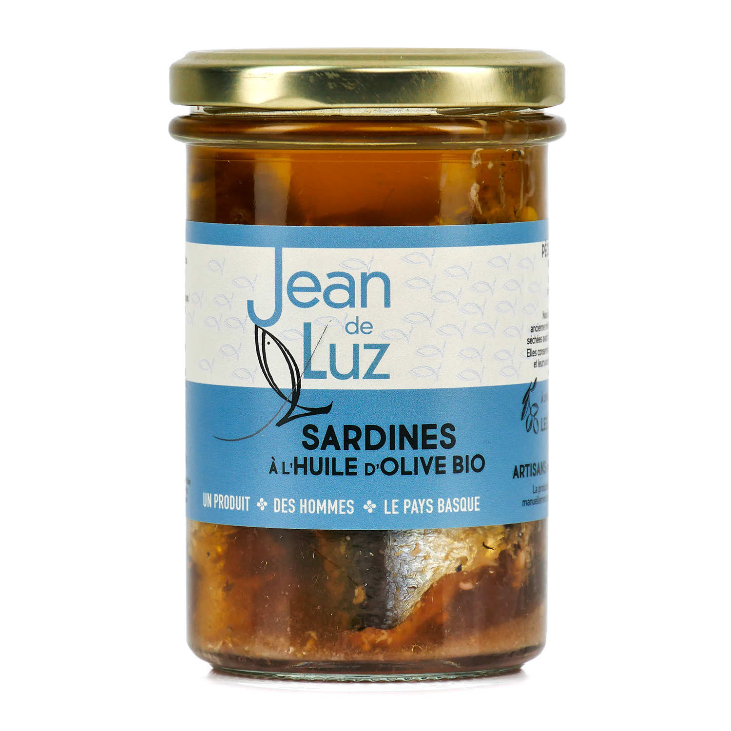 Sardines à l'huile d'olive bio