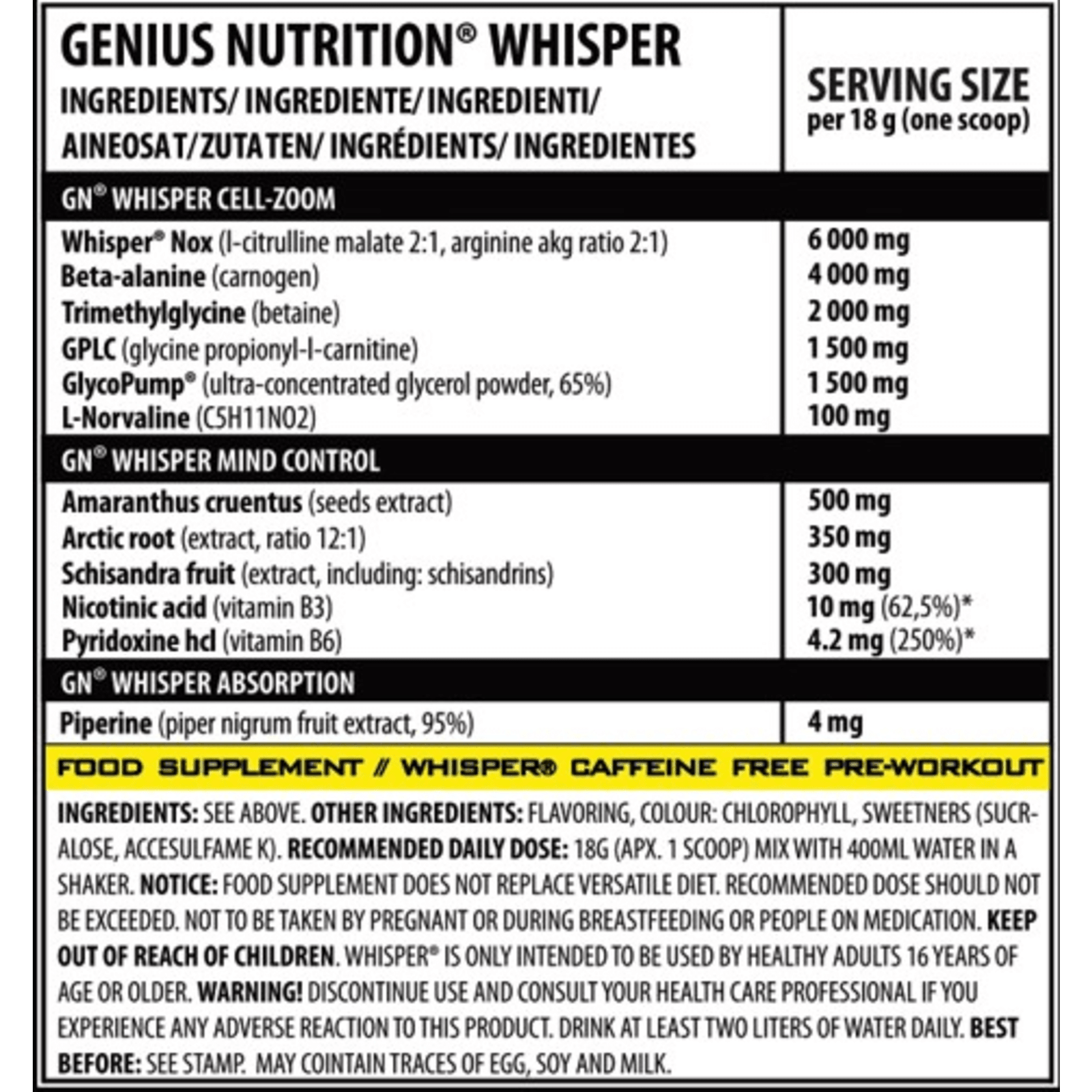 Whisper (400g)