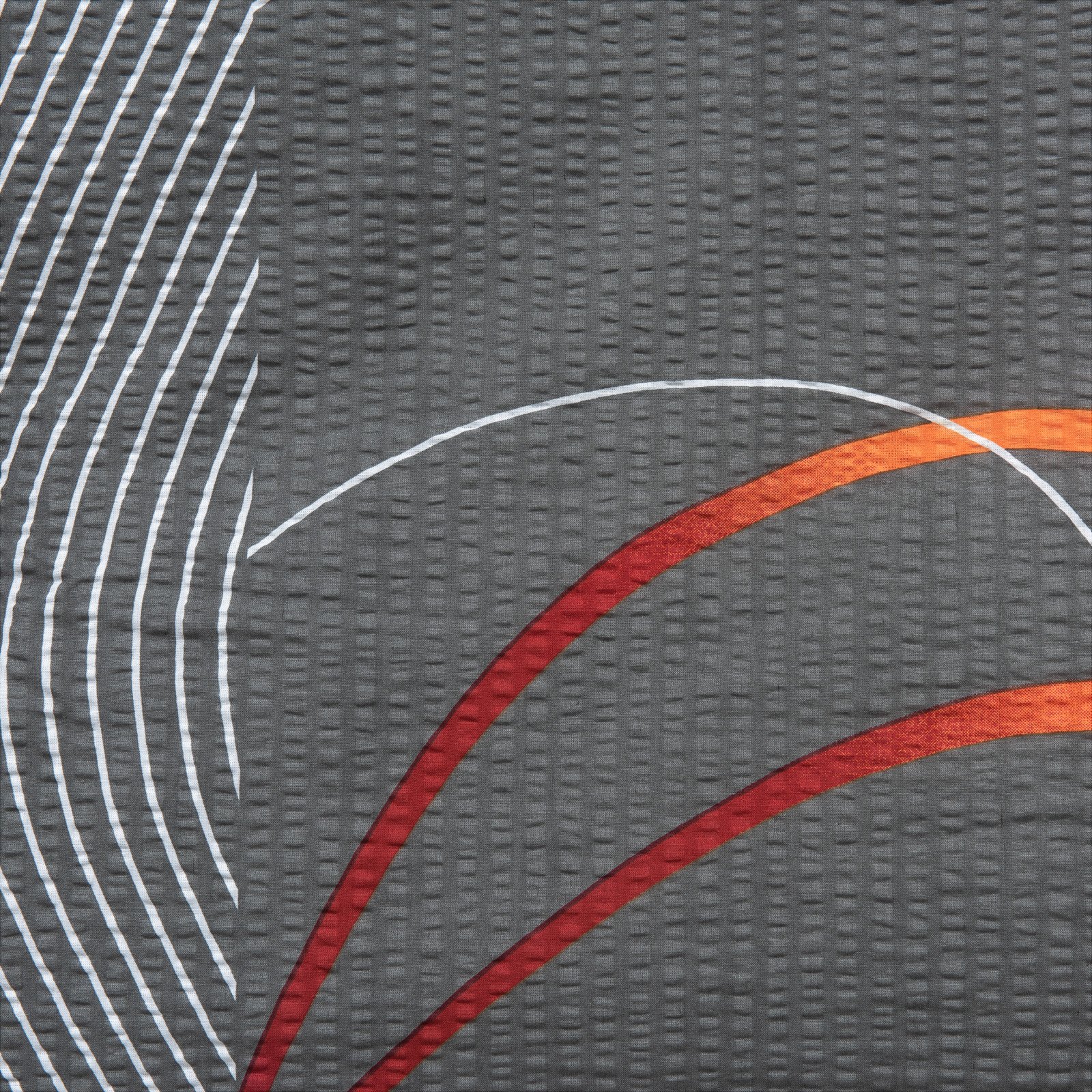 Bettwäsche Seersucker Wellendesign 50x70 Kissenbezug