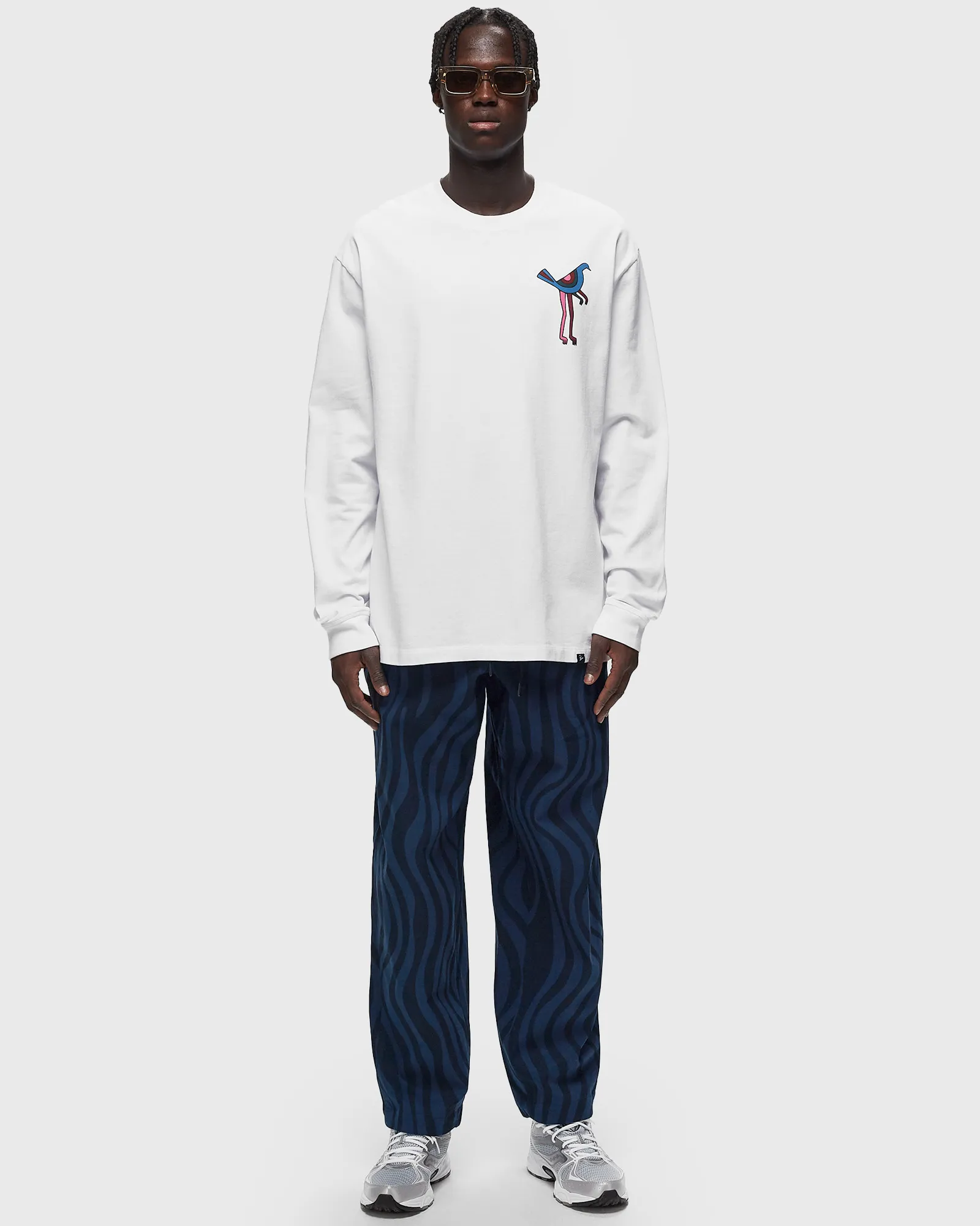 By Parra wine and books long sleeve t-shirt