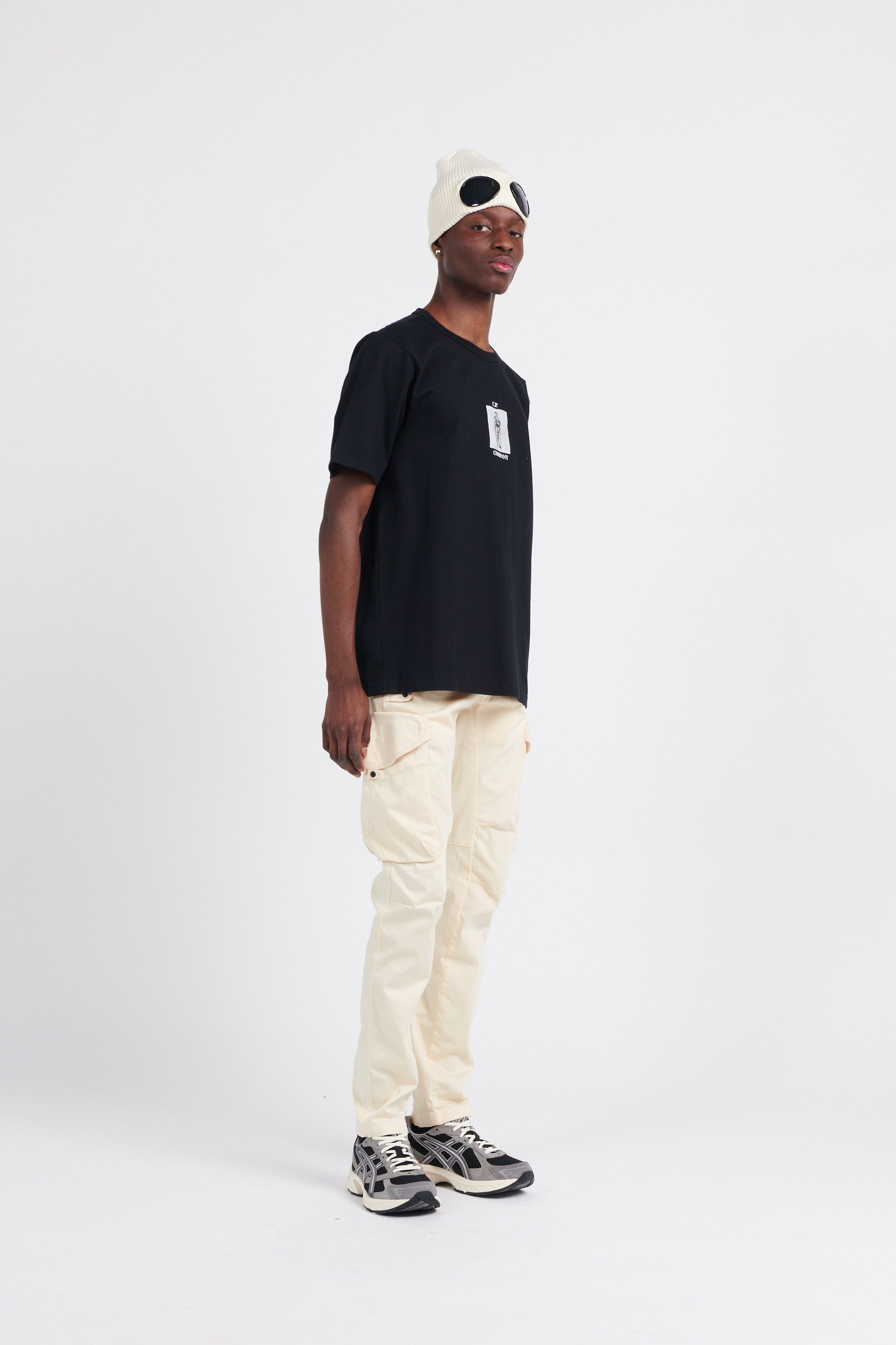 C.P. COMPANY T-shirt  MERCERIZED JERSEY Noir