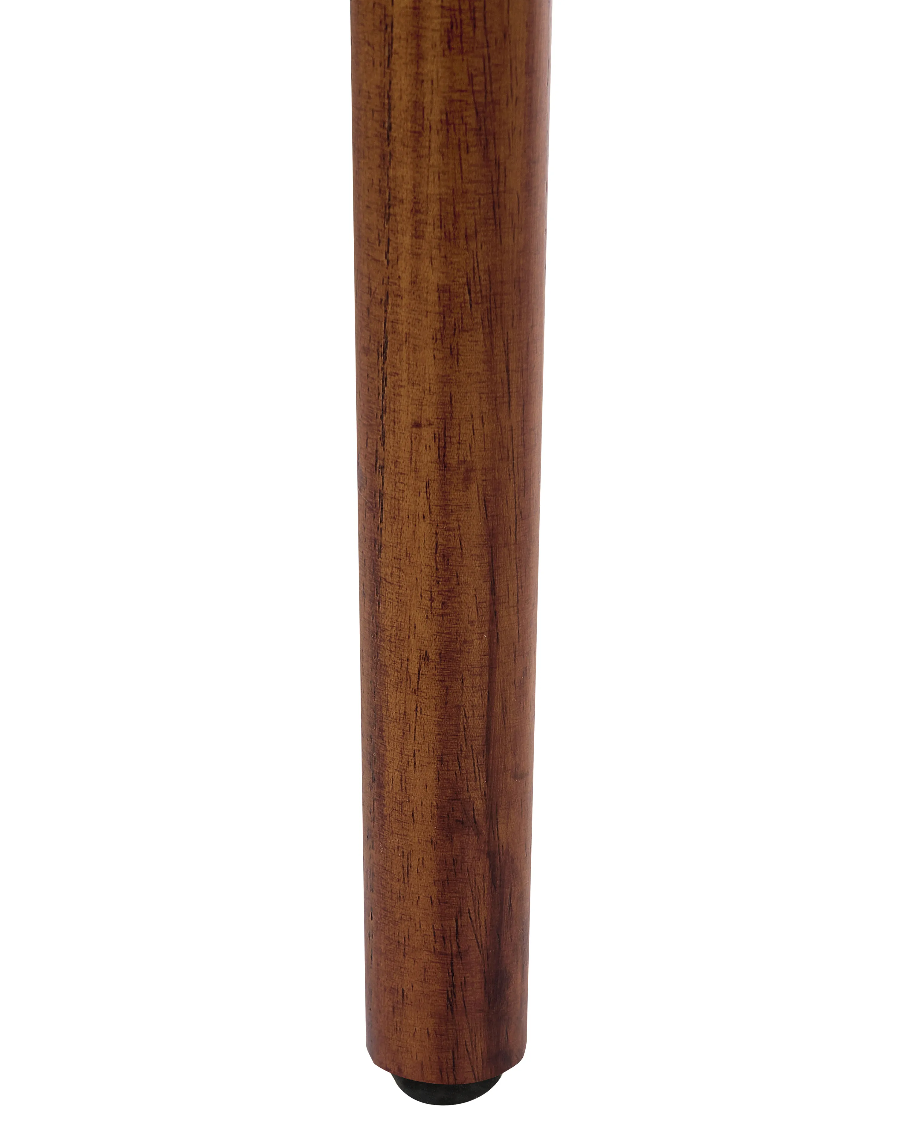 Set van 2 eetkamerstoelen OAKDALE Hout Donkerbruin/beige