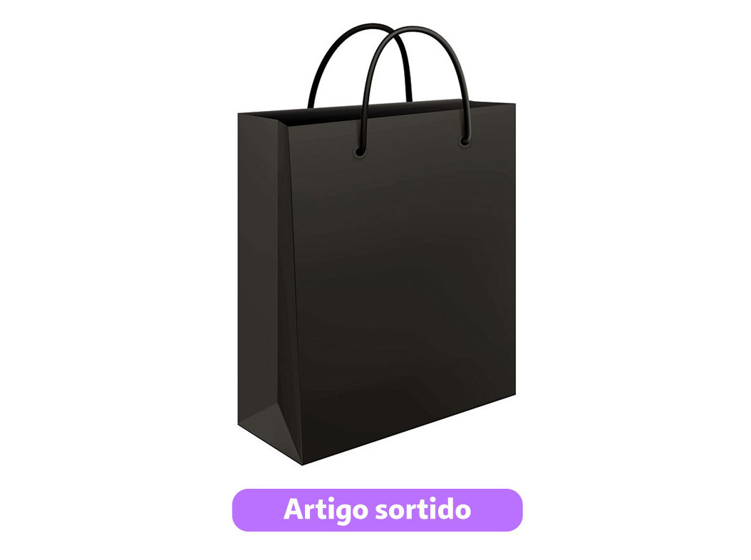 SACO DE PAPEL MITOS GRANDE 32X41X12CM CORES SORTIDAS