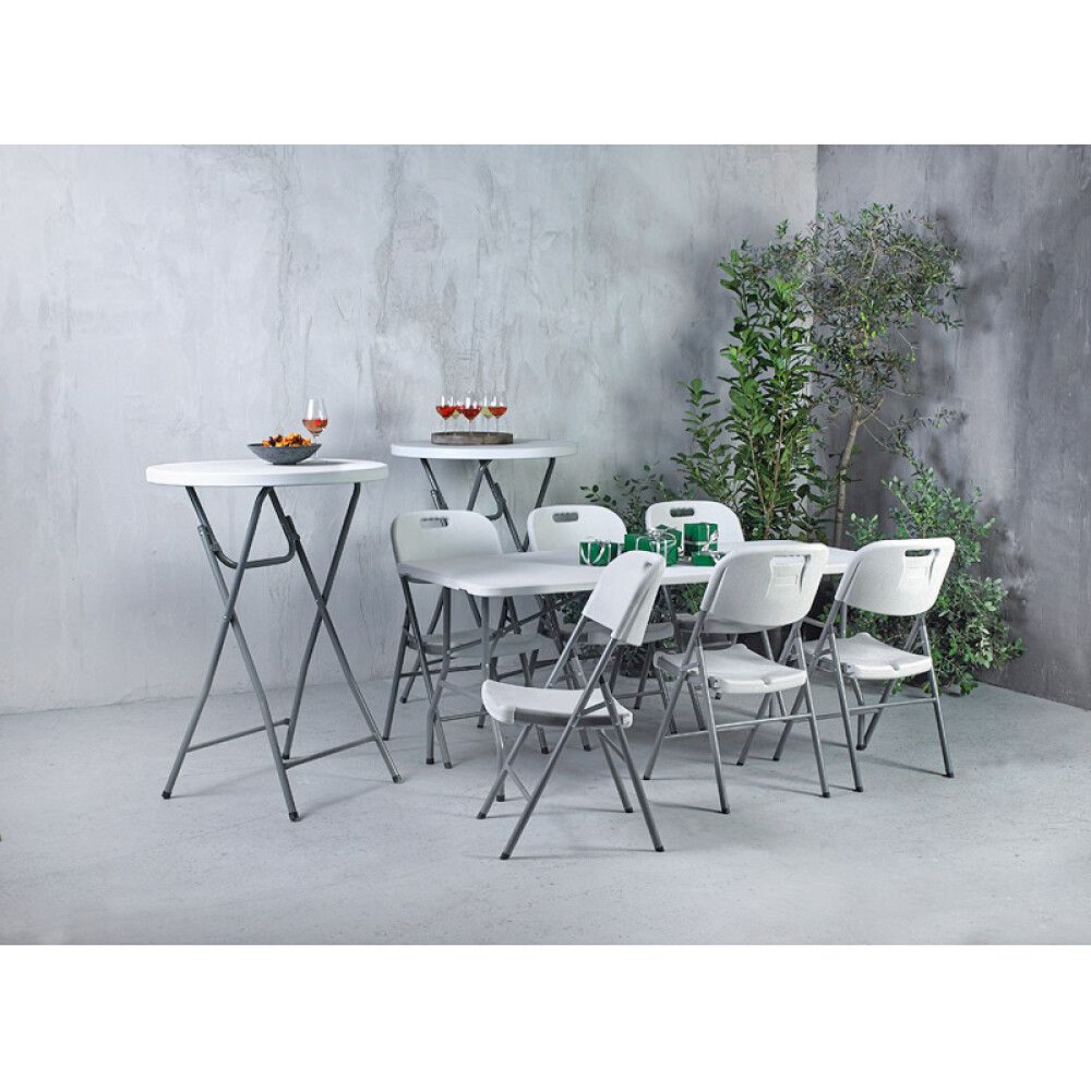 BORD HOME IT SAMMENLEGGBART 180X74 HVIT