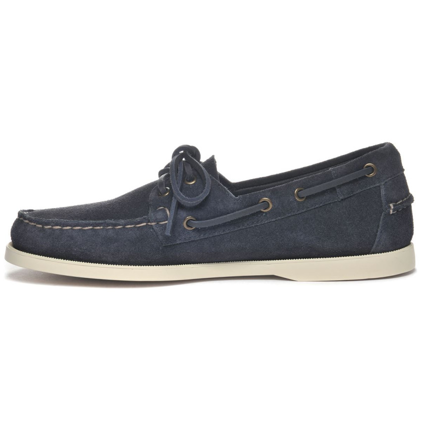 DOCKSIDES PORTLAND FLESH OUT Blue Universe-Chaussures bateau pour homme en suede Portland