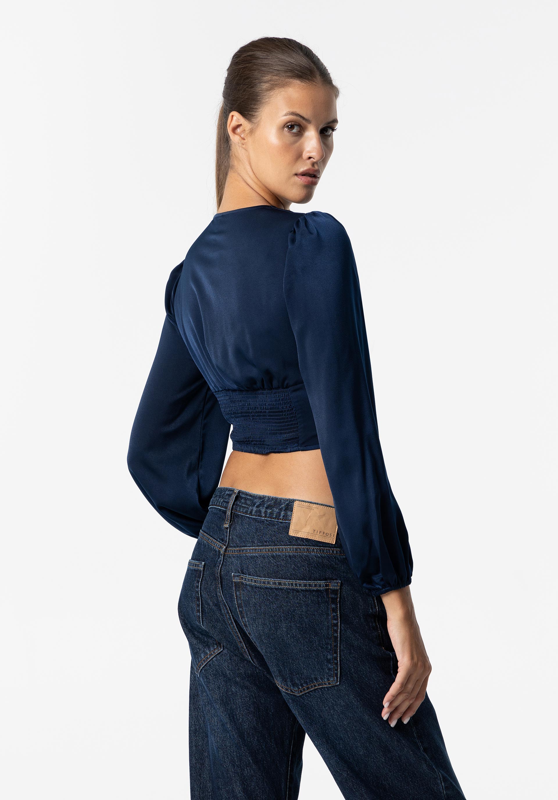 Blusa Acetinada