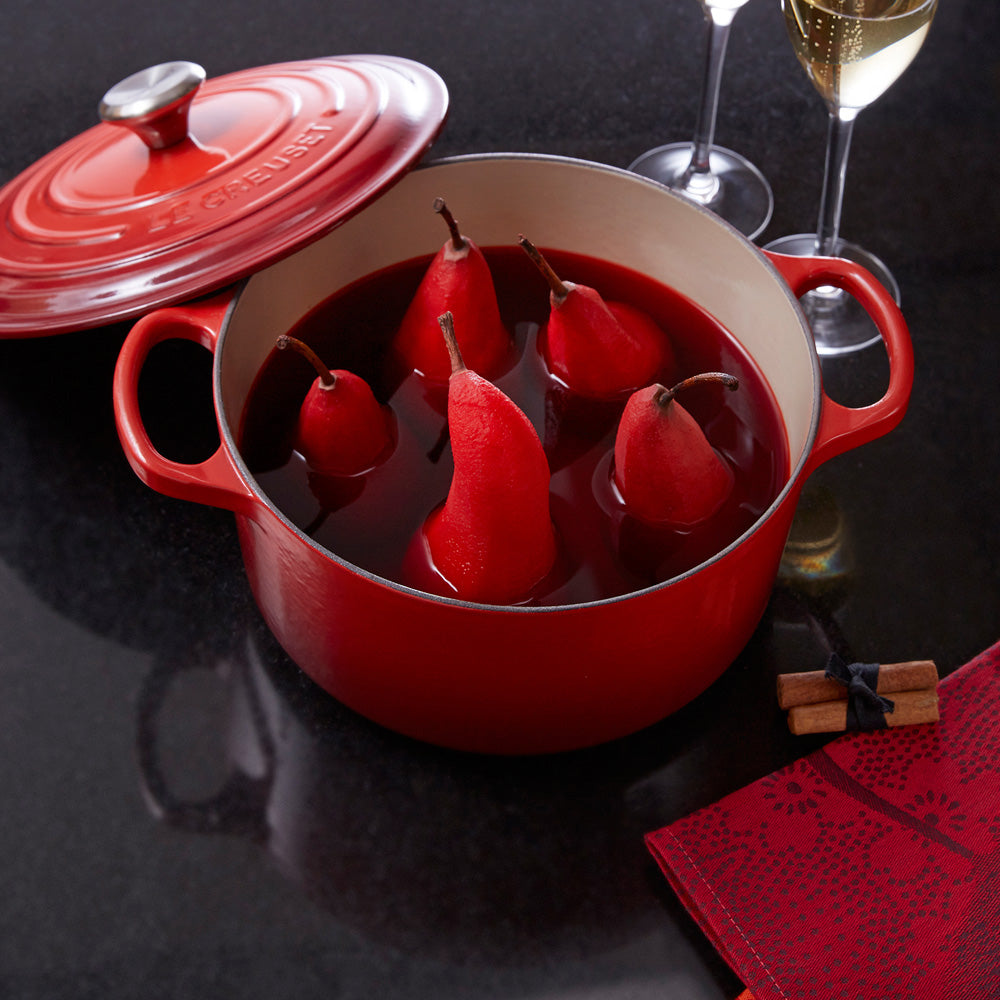 Le Creuset Signature Braadpan Ã 26 cm - Kersenrood