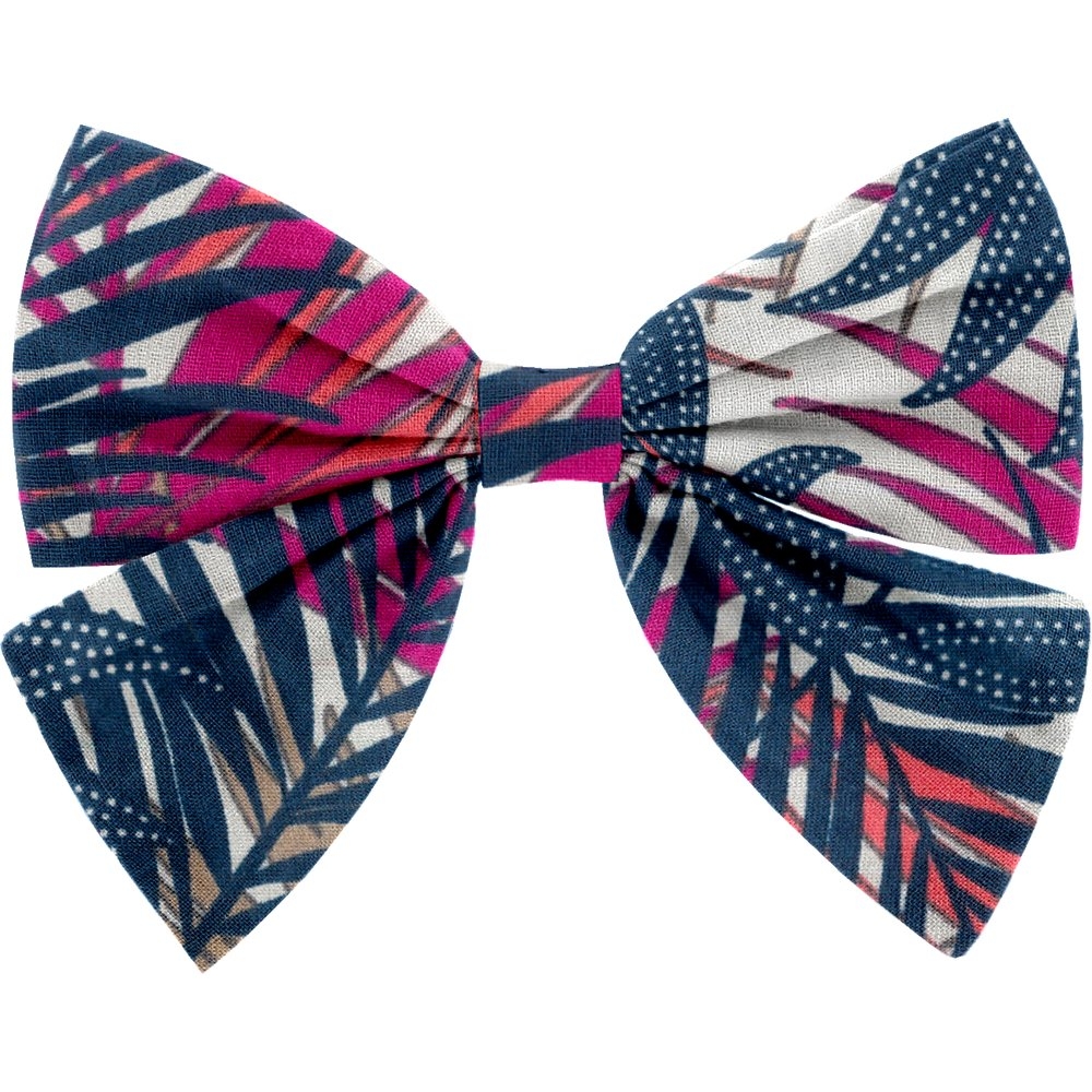 Barrette Noeud Papillon Tropical Fire