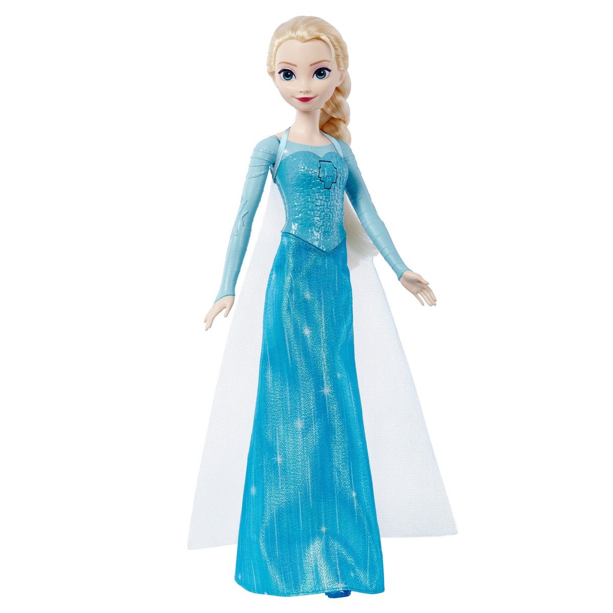 La Reine des Neiges - Poupée Elsa chantante "Libérée, délivrée"