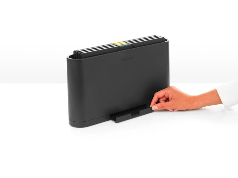Brabantia Schneidebrett Tasty   4 Stück, Grau, 21 cm  x 30 Küchenbrett