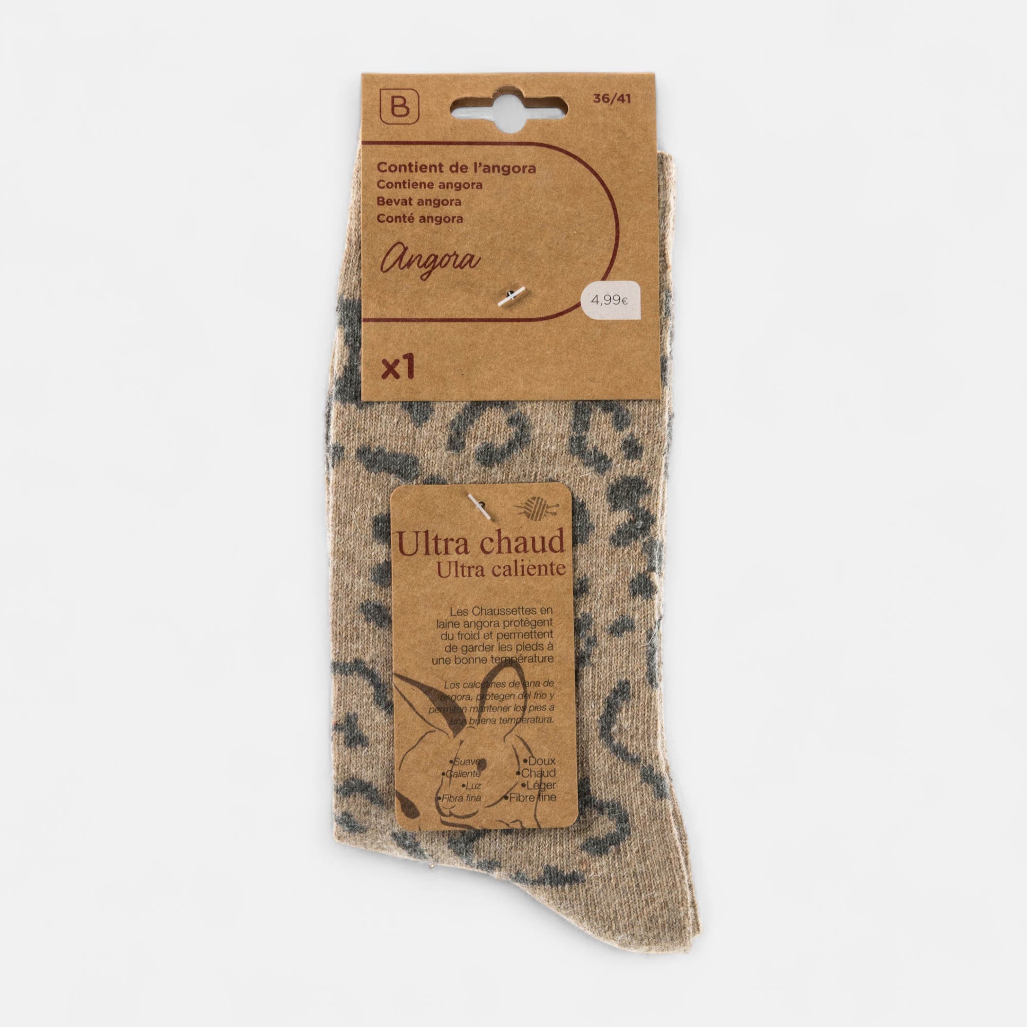 Chaussettes Femme camel