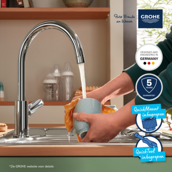 Grohe keukenkraan Start Edge chroom