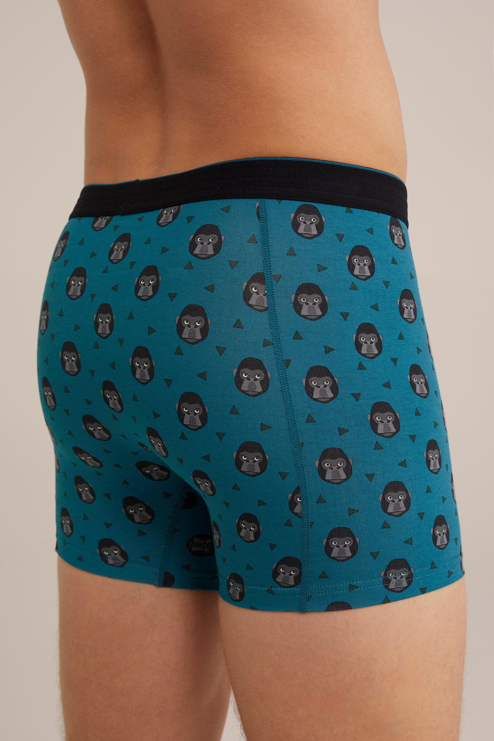 boxershort met dessin WE Fashion Petrol