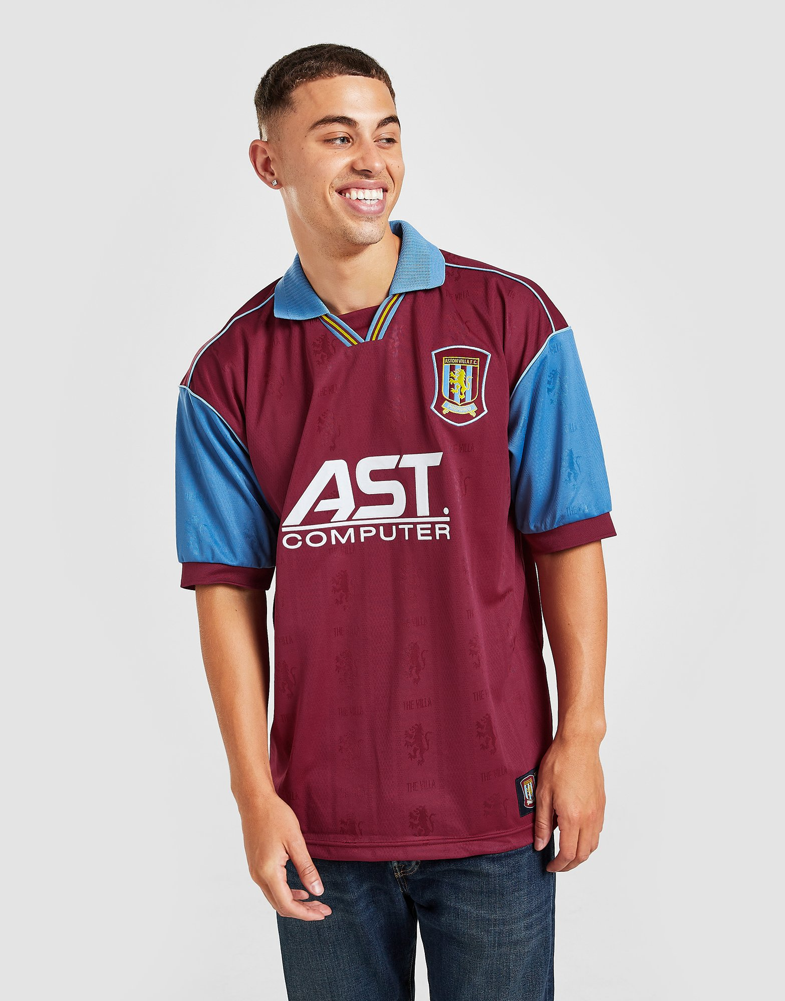 Score Draw Maillot Aston Villa FC '96 Rétro Match Domicile